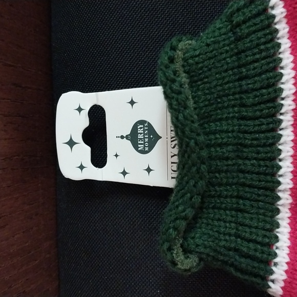 🎄WINE BOTTLE COVER UGLY SWEATER HOLIDAY COVER size 7.5"x5" - Picture 5 of 10